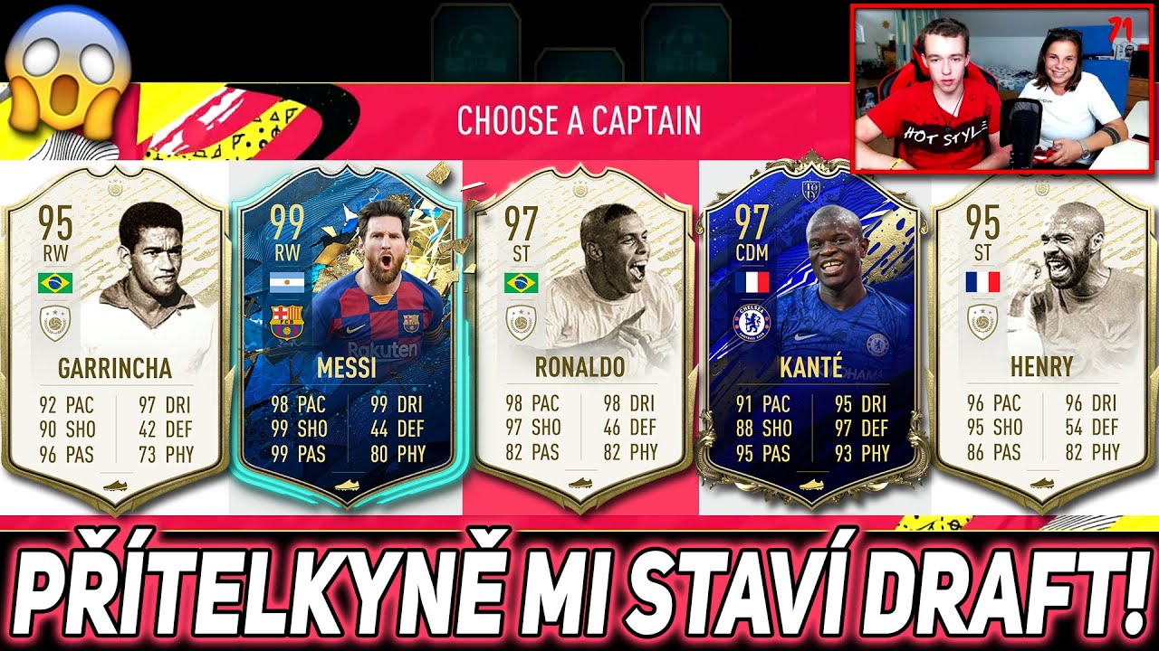 MOJE PŘÍTELKYNĚ MI STAVÍ DRAFT! 💖