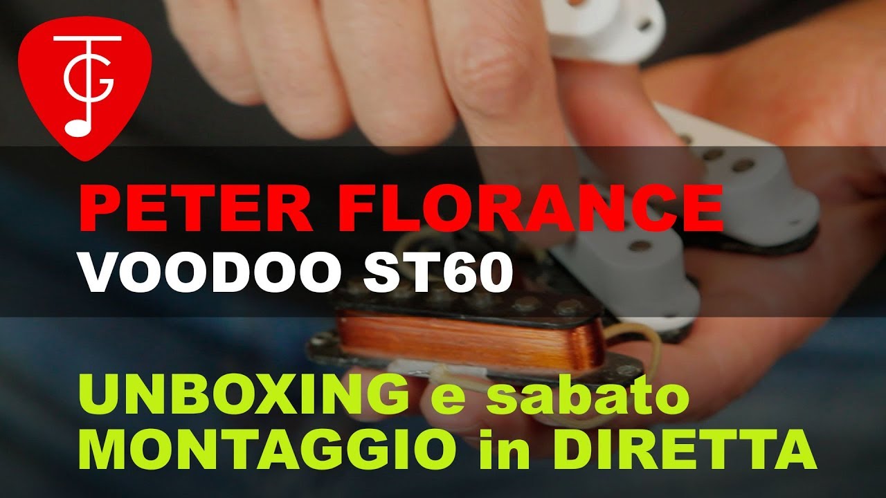 Pickup Voodoo ST60 Peter Florance pronti per essere montati in diretta Facebook sabato alle 16:00!