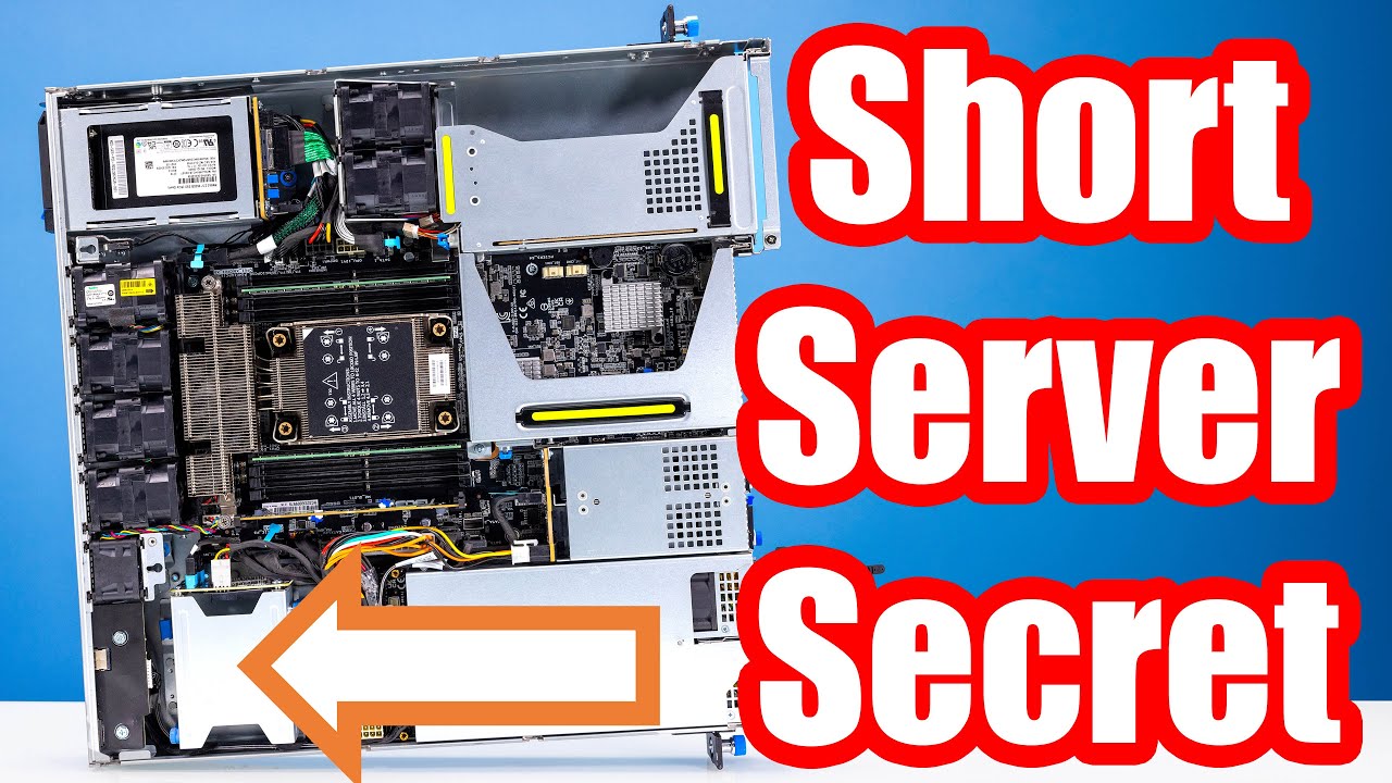 This INCREDIBLE Short-depth Server has a Storage Secret