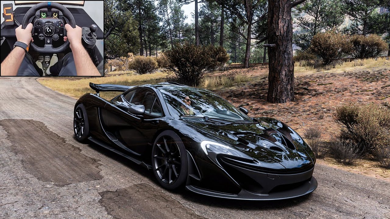 McLaren P1 - Forza Horizon 5 | Logitech G923 Steering Wheel