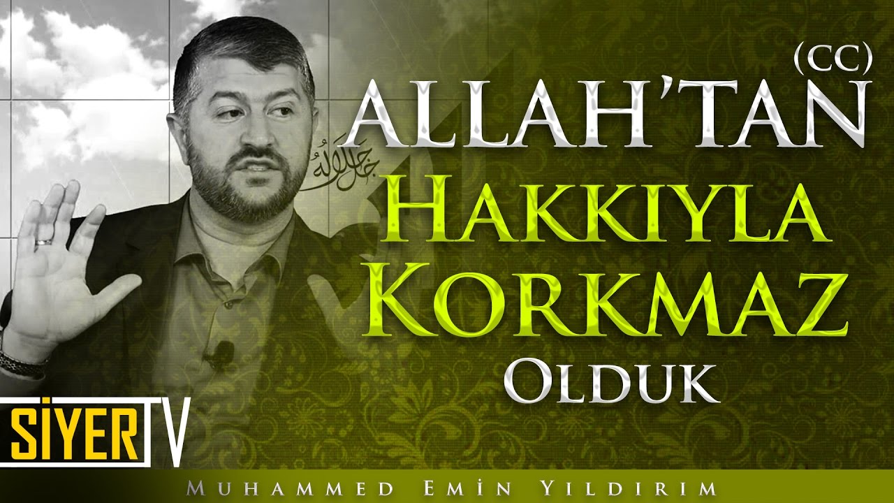 Allah'tan (cc) Hakkıyla Korkmaz Olduk | Muhammed Emin Yıldırım (Kısa Video)