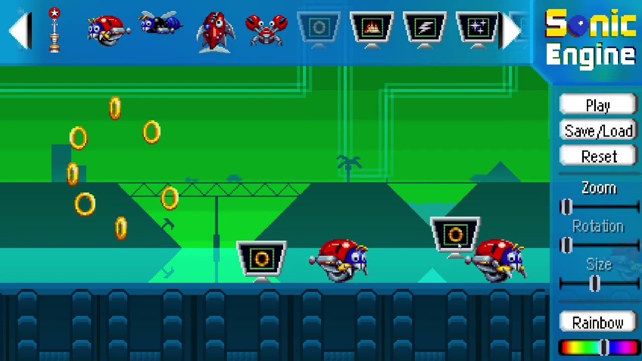 My first time playing sonic level maker