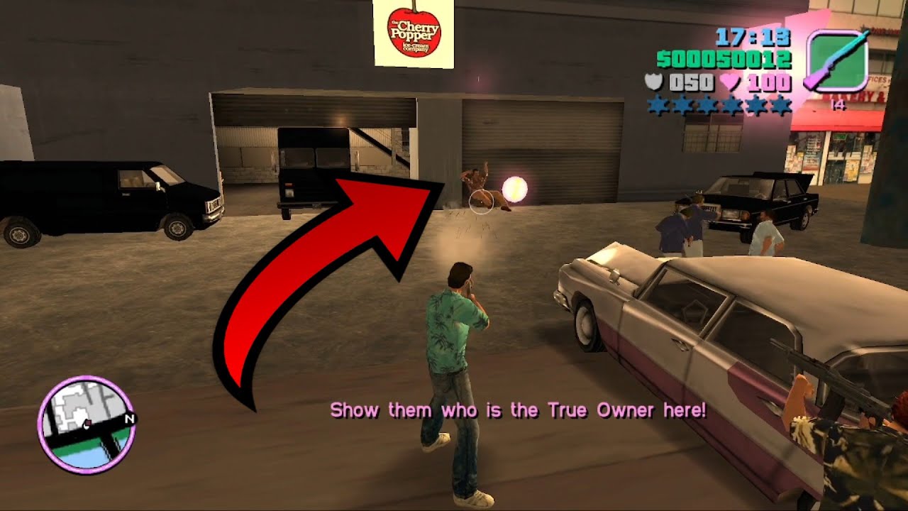Why's Tommy making all that trouble in front of the ice cream factory? 
