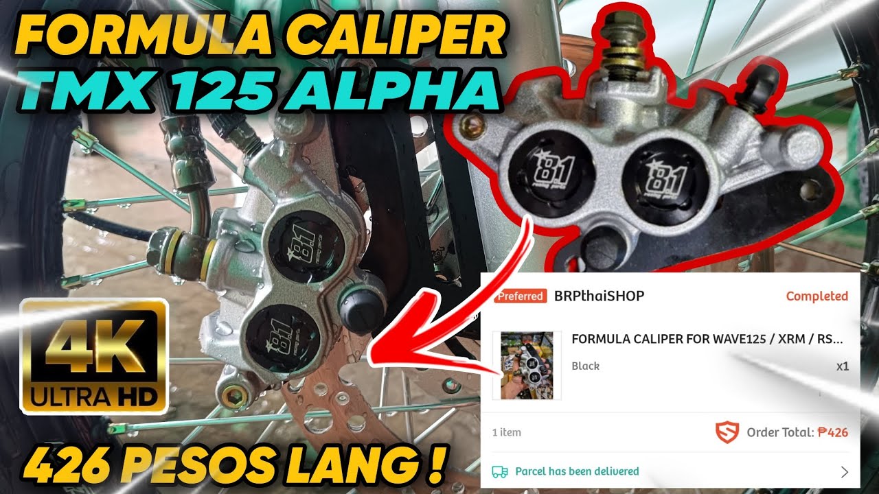 Installing Formula Caliper 8.1 to Honda TMX 125 ALPHA - Hydraulic Brake Full Guide Bleeding Tutorial