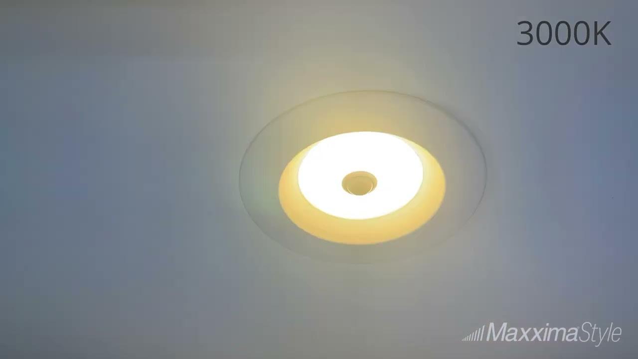 6 in. Retrofit Recessed LED Motion Sensor Downlight, 1300 Lumens, 5 CCT Color Selectable 2700K-5000K