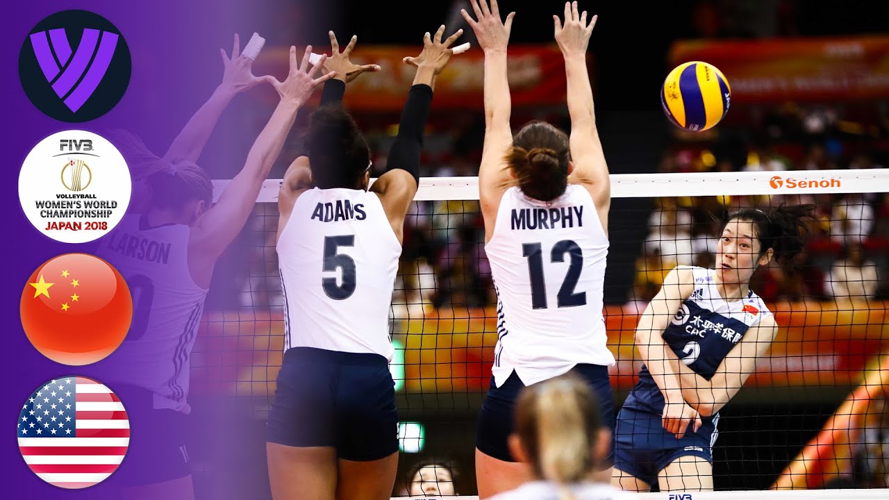 China 🆚 USA - Full Match | Women’s World Champs 2018
