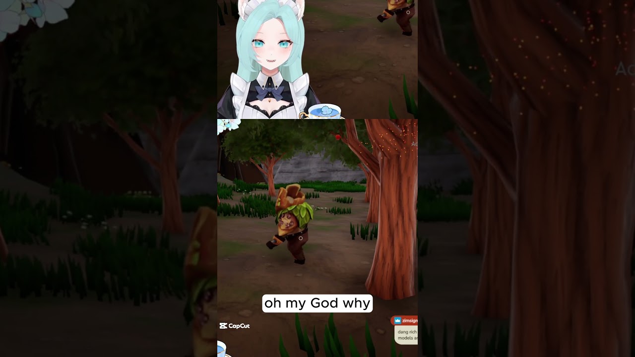 Jumpscared in my cozy game x-x - Teddy's Haven Demo  #vtuber #teddyshaven #vtuberclips