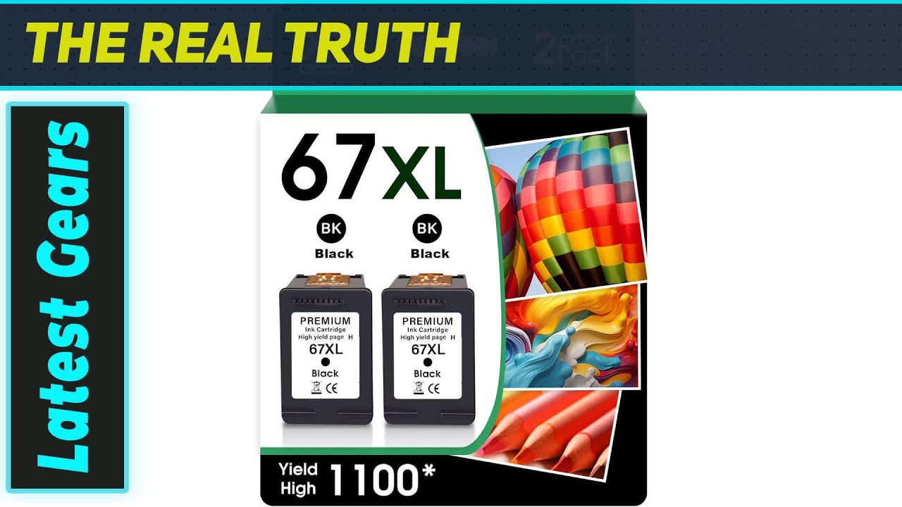 JANMORE 67XL Black Ink: The Smartest HP Printer Cartridge Choice!