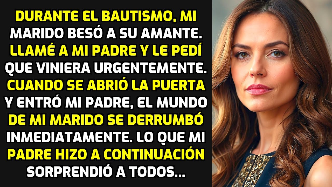 Durante El Bautismo, Mi Marido Besó A Su Amante. Pero Mi Padre Entró Y Vio Esto... HISTORIAS LA VIDA