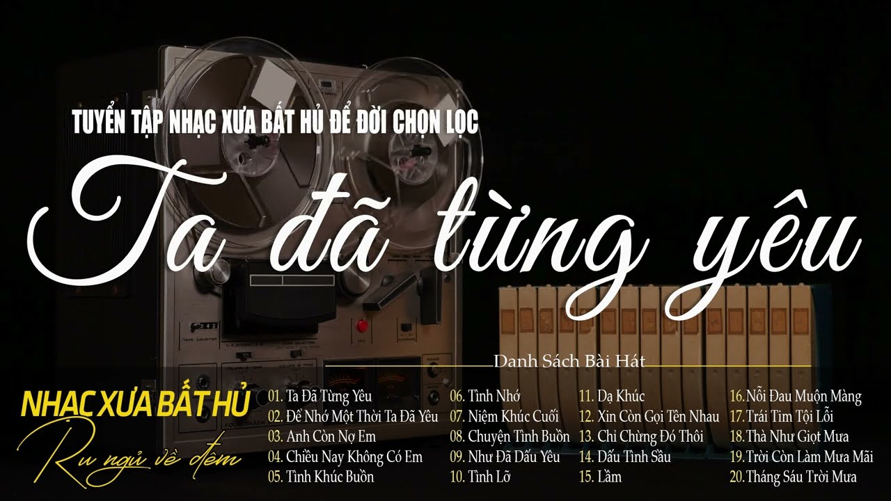 Ta Đã Từng Yêu - Giai Điệu Nhẹ Nhàng Chất Chứa Đầy Tâm Trạng | Nhạc Xưa Bất Hủ Vạn Người Mê
