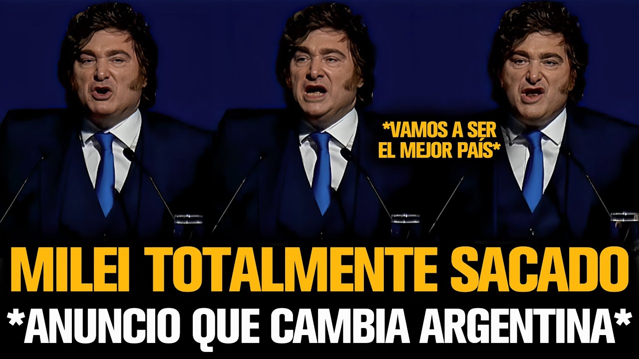 MILEI TOTALMENTE SACADO CON EL ANUNCIO QUE CAMBIA ARGENTINA