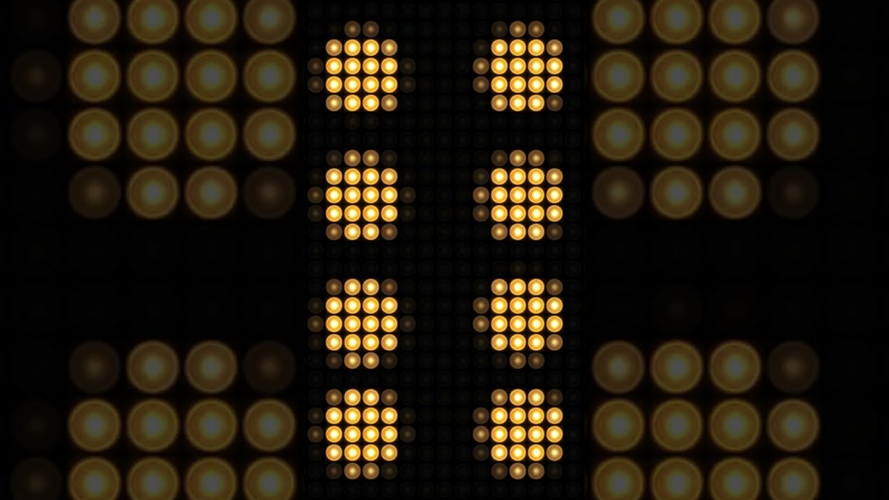 #4K #Golden Flicker wall lights. #Flashing lights Lanterns #Seamless loop 3d render Background.