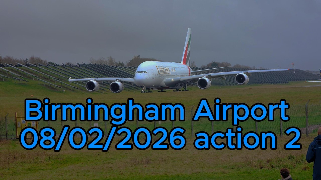 Birmingham Airport 08/02/2026 Action Part 2