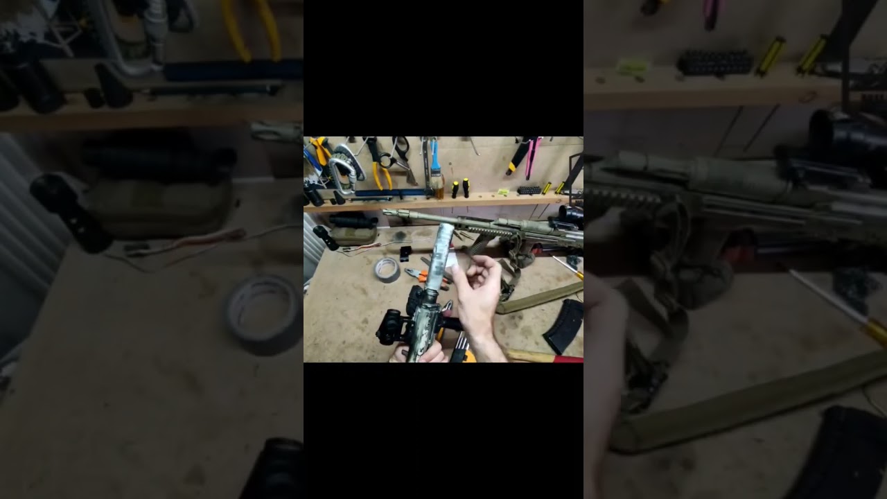 Демонстрация установки ПБС на VZ25-M