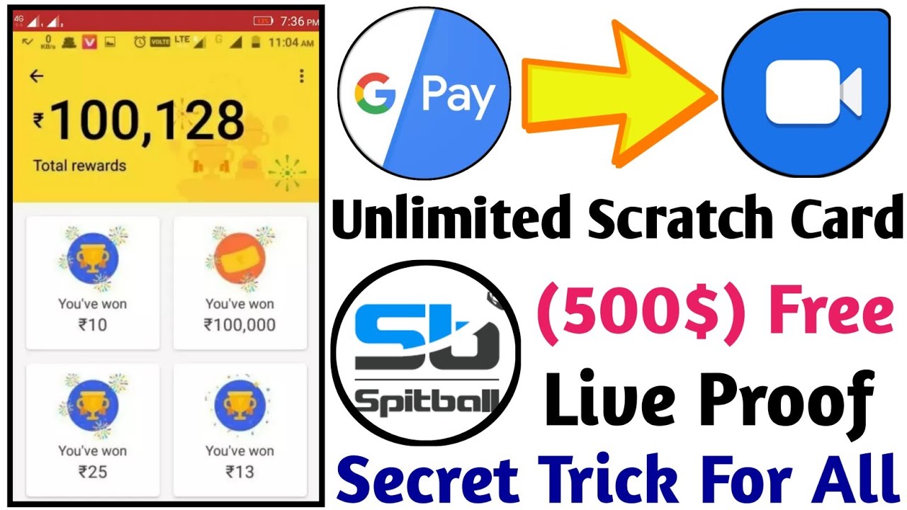 Google Pay (Tez) Google Duo Scratch Card Trick For All Users Trick + Earn Upto 30 Scratch Card Trick