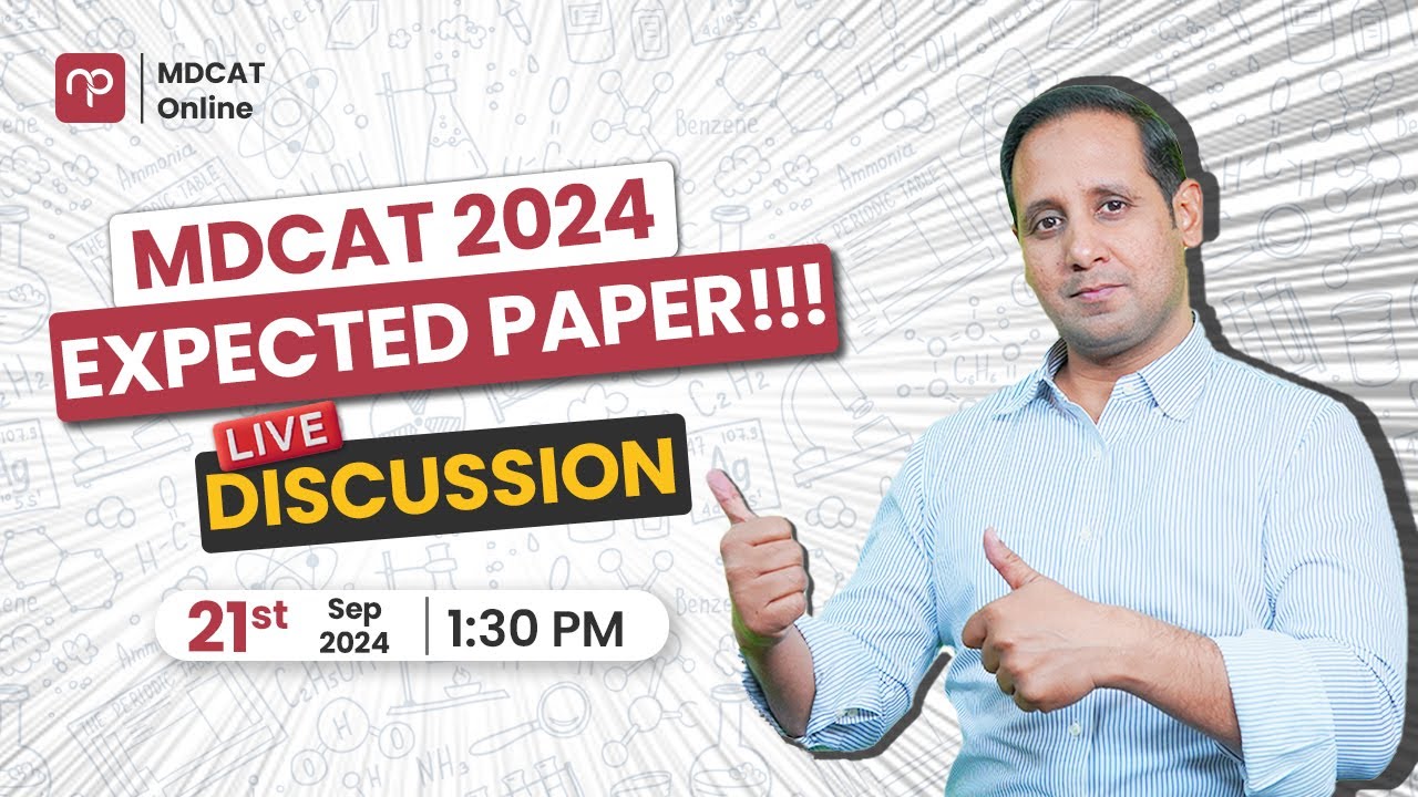 MDCAT Chemistry Expected Paper | Live Discussion