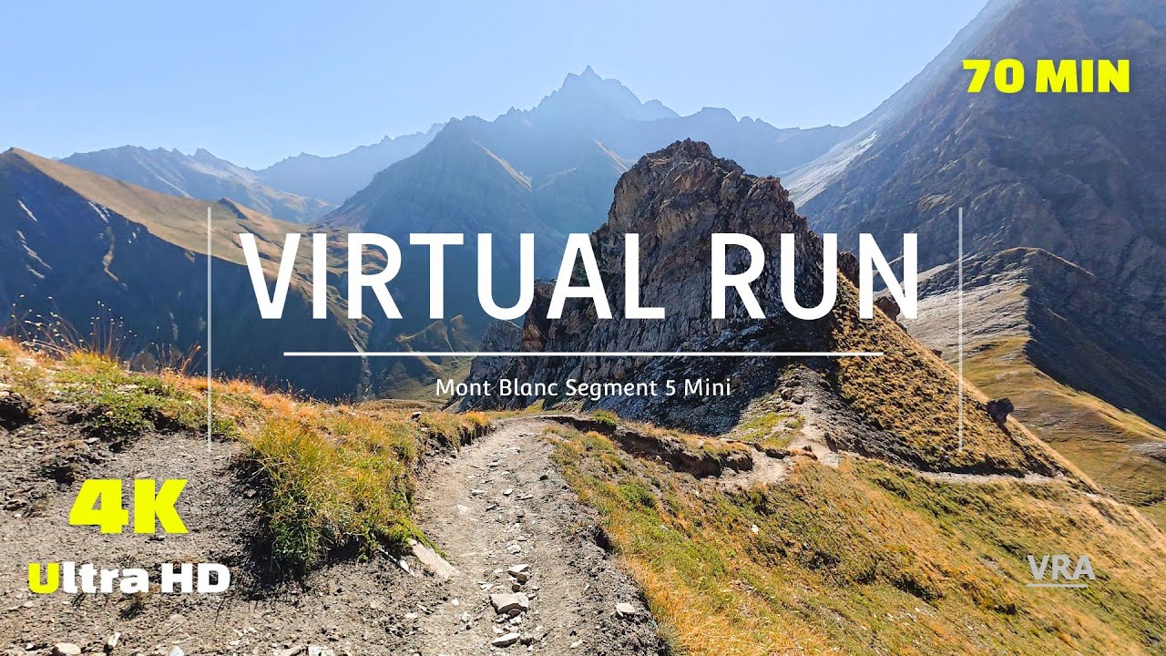 Virtual Run 4k Mont Blanc - Segment 5 Mini - Virtual Scenery for Treadmill