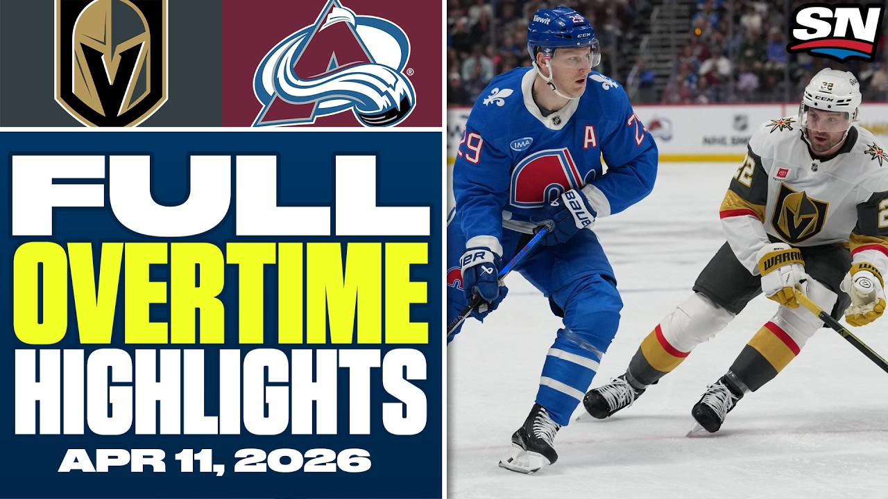 Vegas Golden Knights at Colorado Avalanche | FULL Overtime Highlights - April 11, 2026
