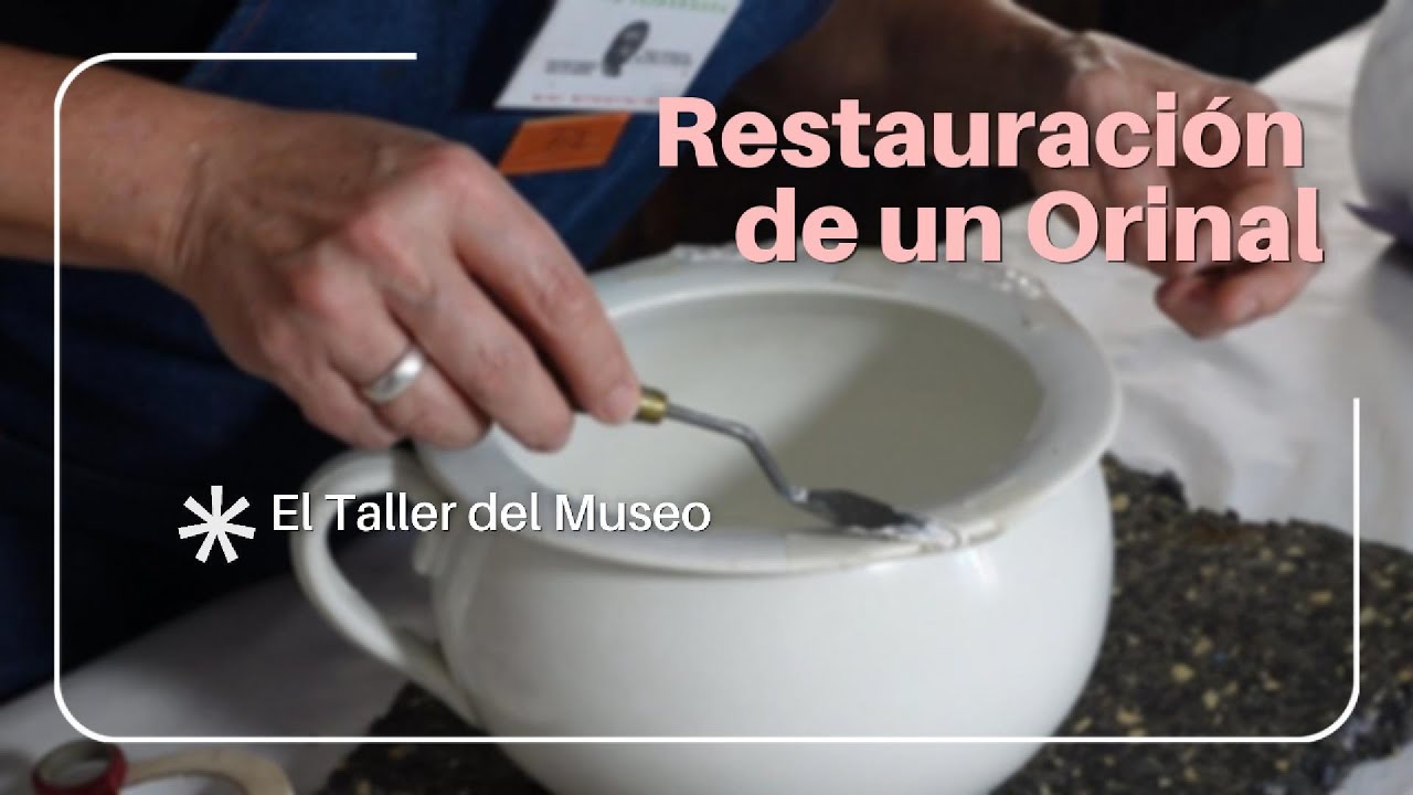 RESTAURACIÓN: ORINAL. EL TALLER DEL MUSEO. Conservación y restauración de una pieza de cerámica.