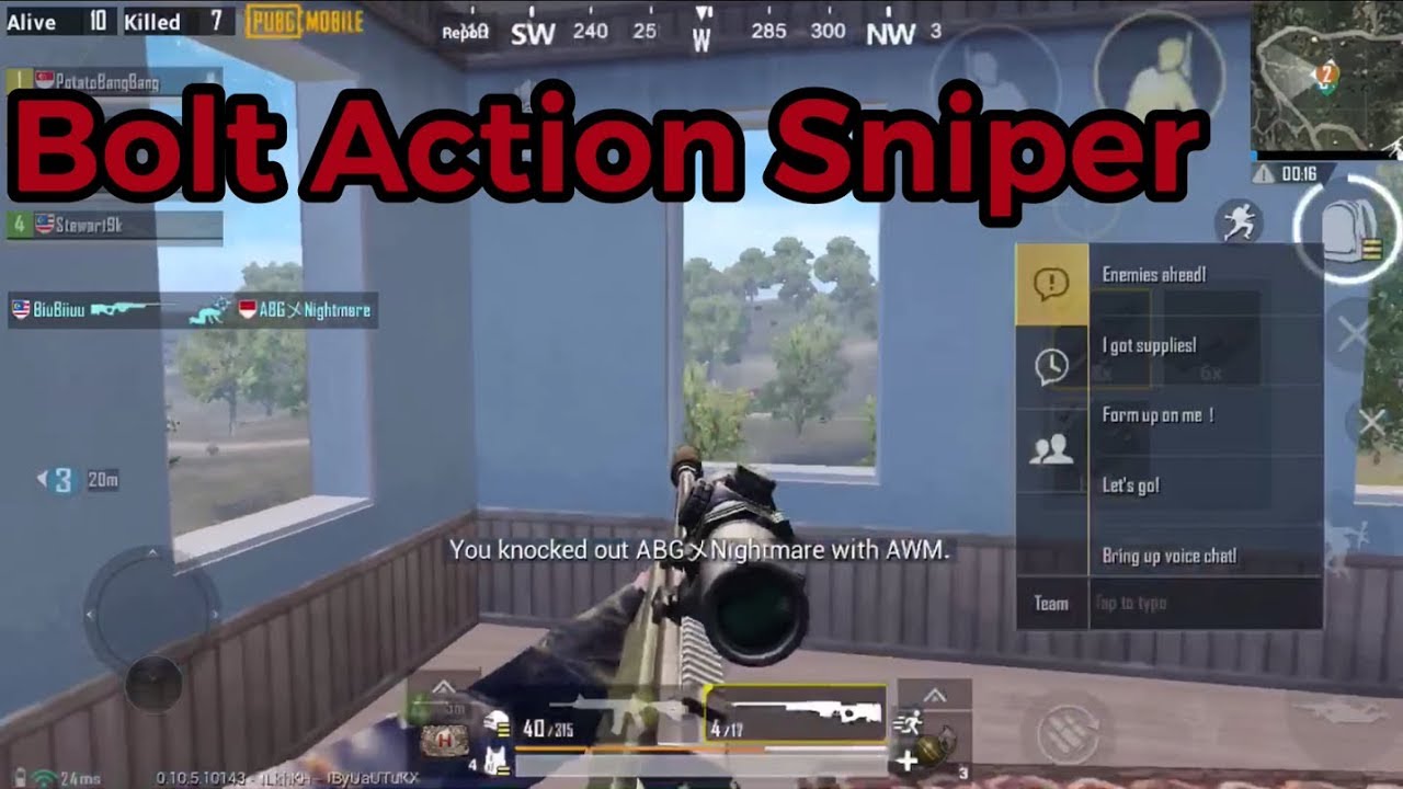 Not a high kill game but I picked up AWM..