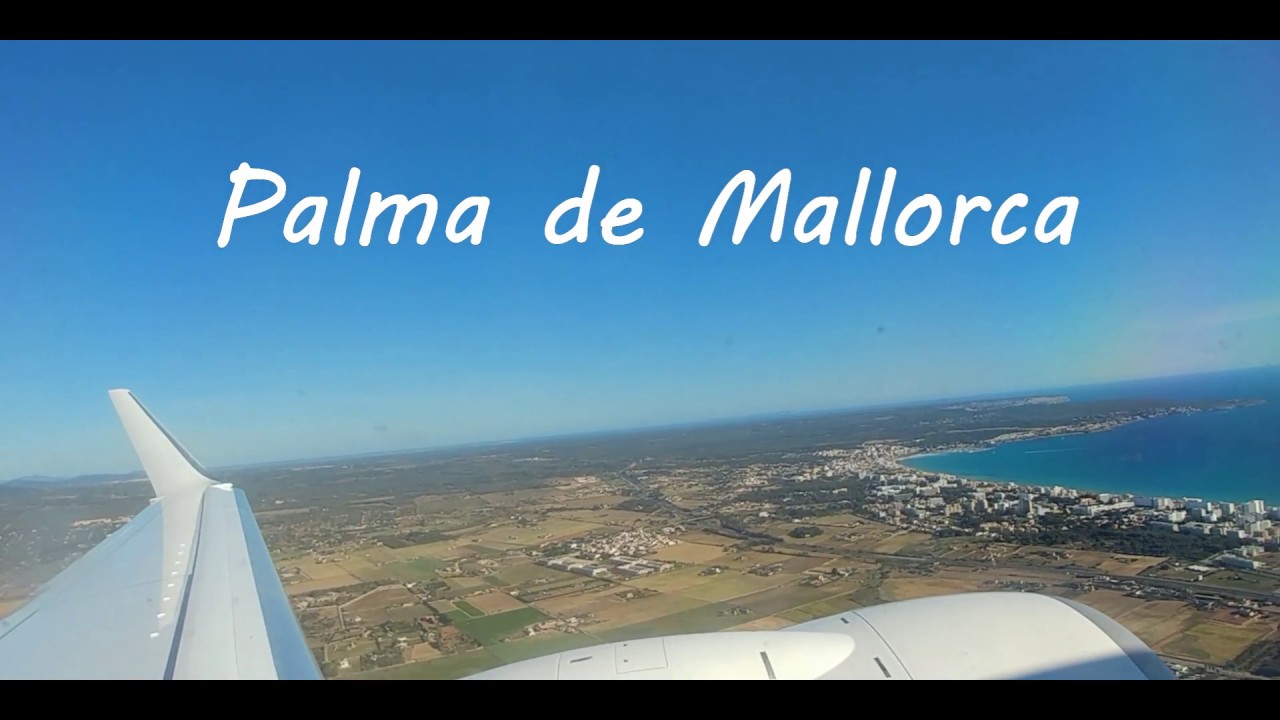 Flug von Hamburg nach Palma de Mallorca, Flights, Majorca, Majorka, Lot, film z samolotu