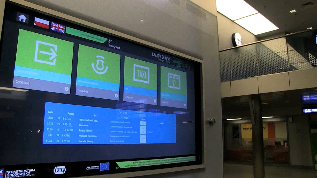 Nowy dworzec Kraków Główny film nr 1