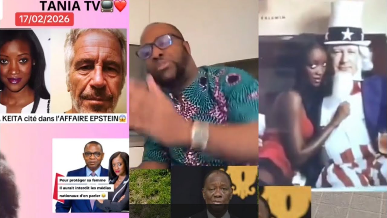 La nièce de Ouattara se voyait avec Epstein ? Johnny Patcheko avait déjà parlé.#johnnypacheco 