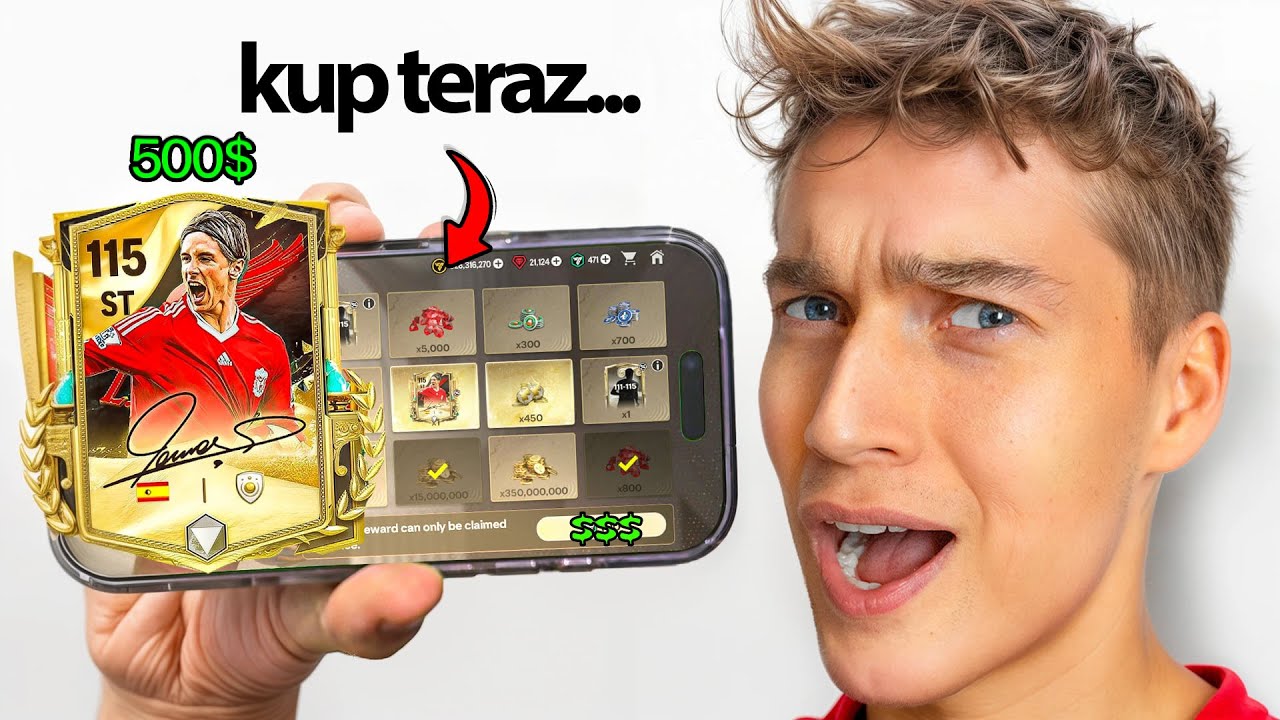 Czy WYDAJĄC 500$ Dostanę NAJLEPSZĄ KARTĘ w GRZE? FC MOBILE