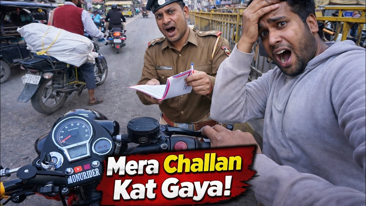 Sirf Public Ka Challan? 😳 Police Bina Helmet Safe Kaise?