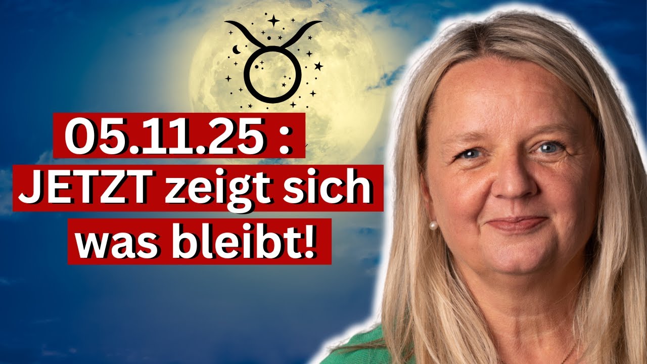 05.11.25: Supervollmond im Stier &ndash; Erkenntnis, die alles ver&auml;ndert