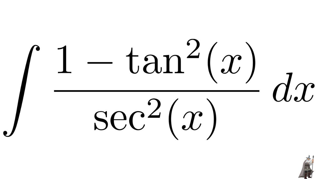 Integral (1 - tan^2(x))/sec^2(x)