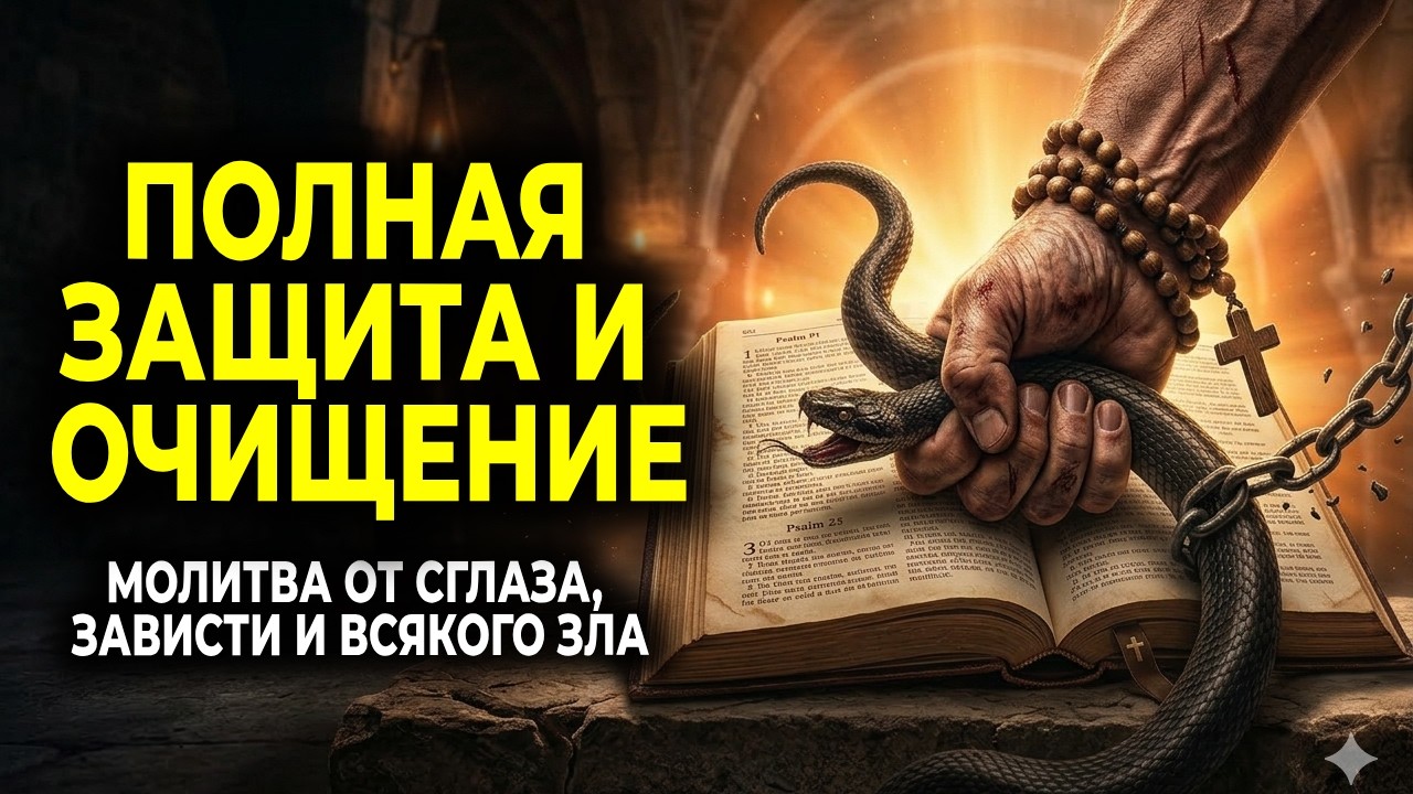 ПОЛНАЯ ЗАЩИТА И ОЧИЩЕНИЕ — Молитва от сглаза, зависти и всякого зла