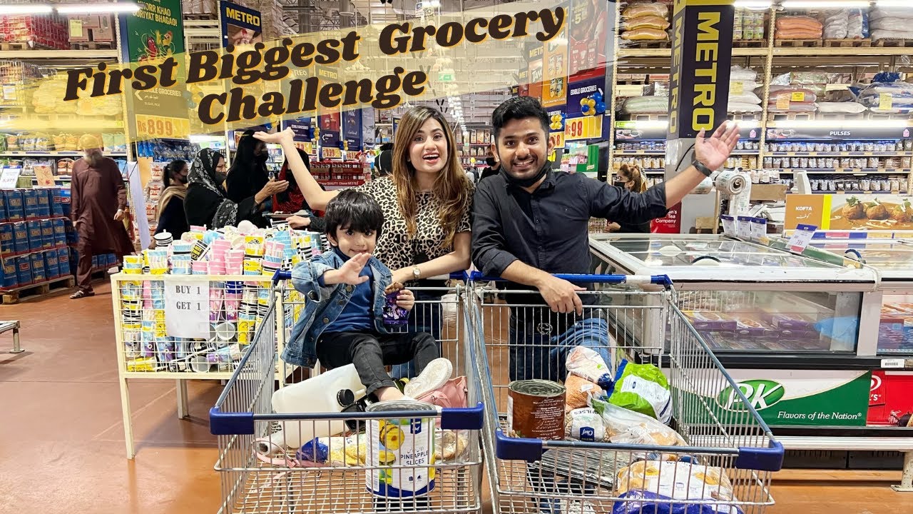 First Biggest Grocery Challenge with Husband 😁 | Metro Cash&Carry | SidraMehran