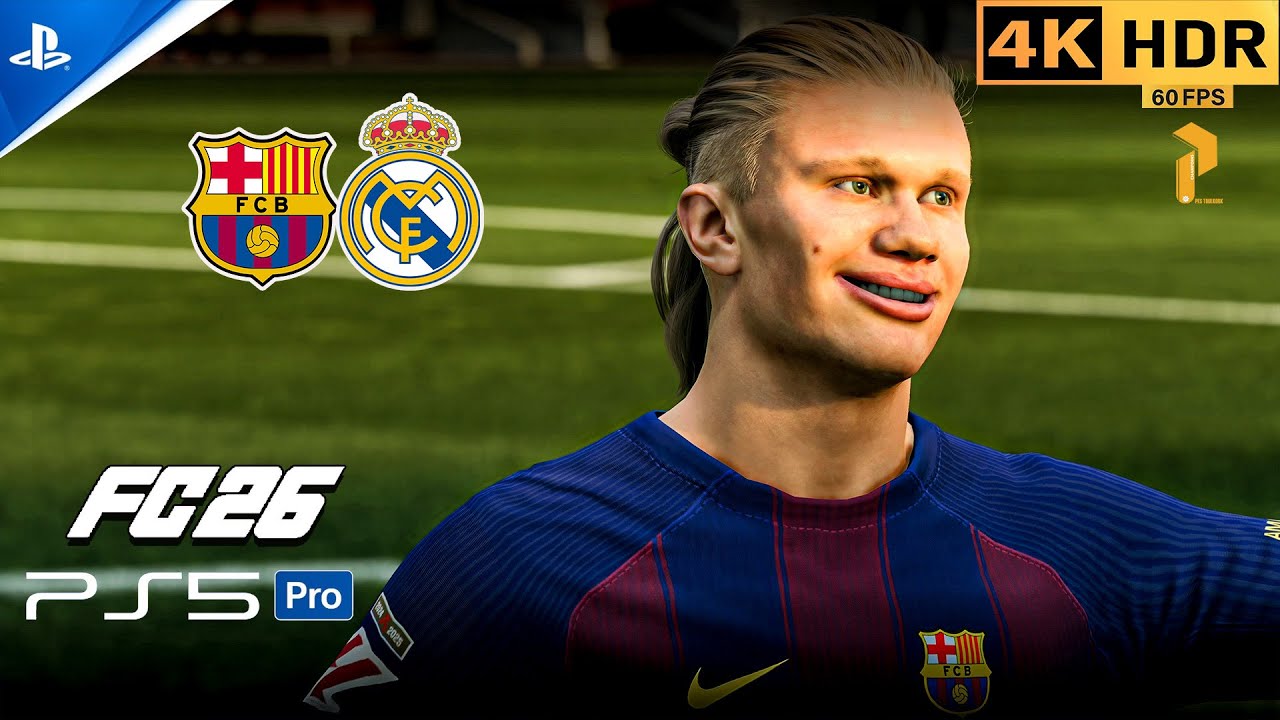 EA Sports FC 26 PS5 Pro 🔥 Барселона с Роналду, Месси, Мбаппе и Холандом против Реал Мадрид | 4K H...