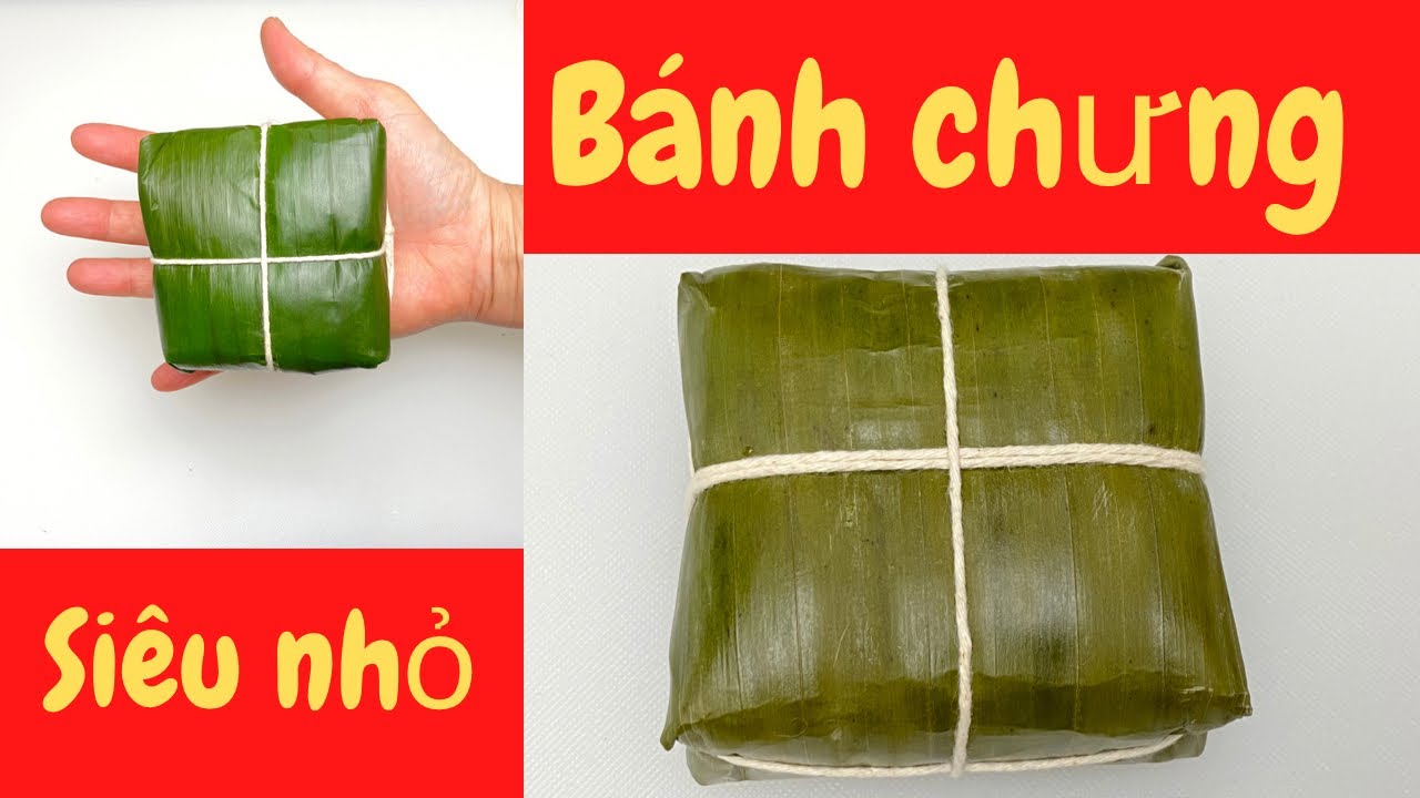 Cách Làm Món Bánh Chưng Siêu Nhỏ Cách Gói Rất Dễ  Bánh Chưng Hấp Ngày Tết  Ở Mỹ