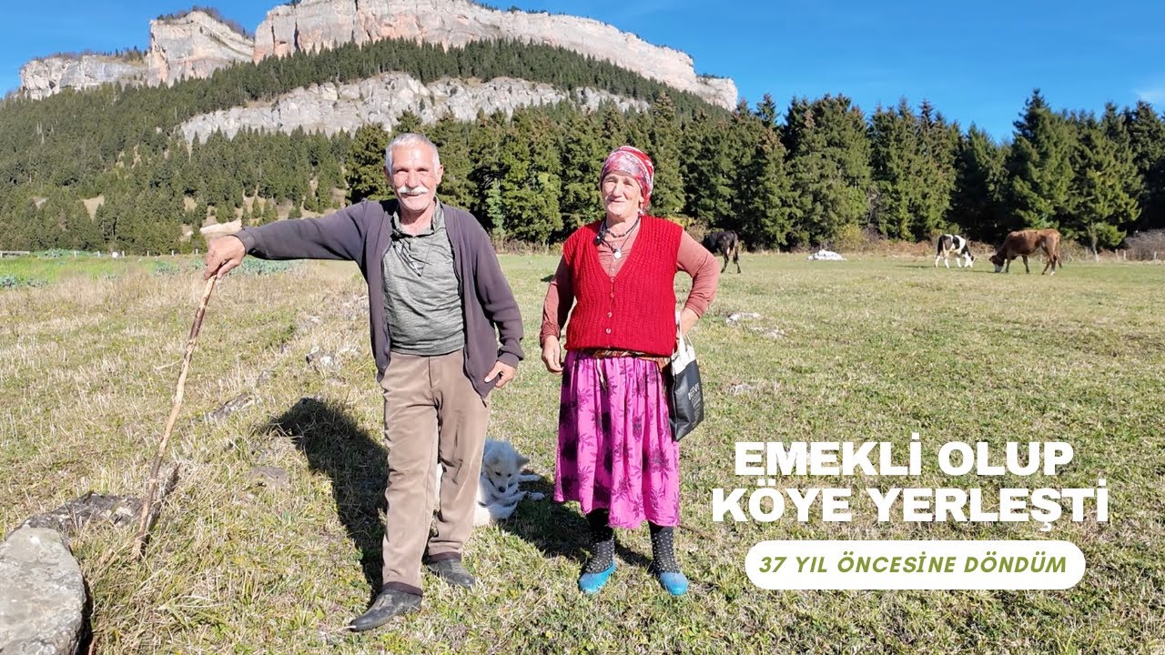 Emekli Oldum İneklere Bakıyorum | Çocukluğuma Geri Döndüm | Köyde Huzur Bulan Çift | Belgesel