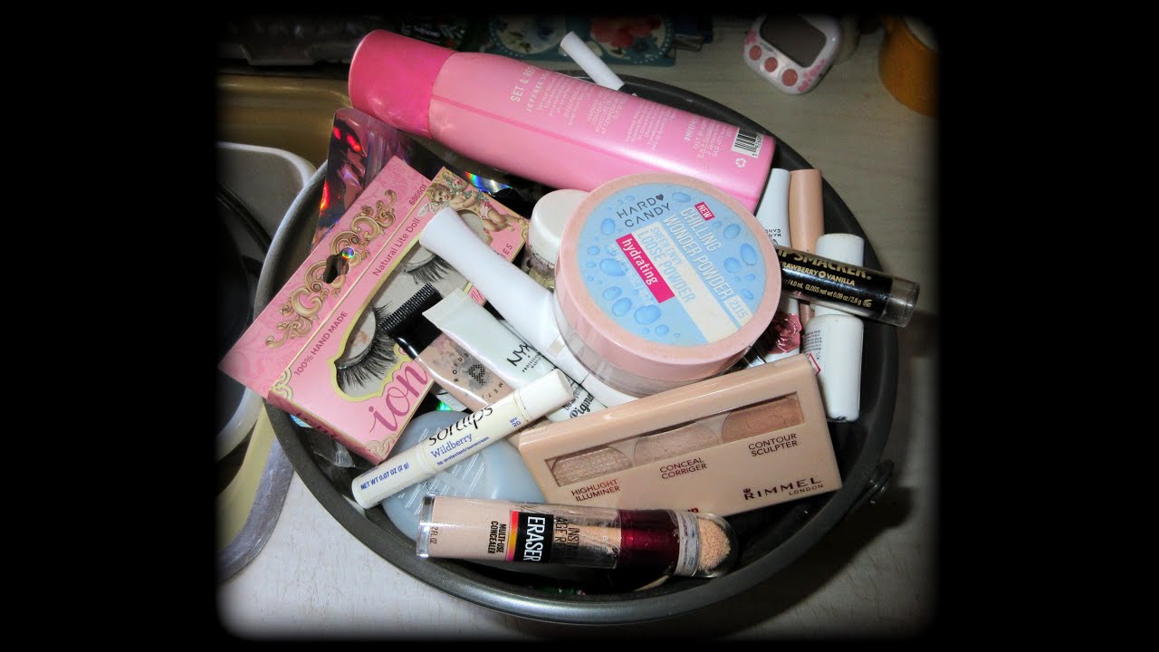 Yearly MAKEUP EMPTIES 2023!! 55 Items Gone!!