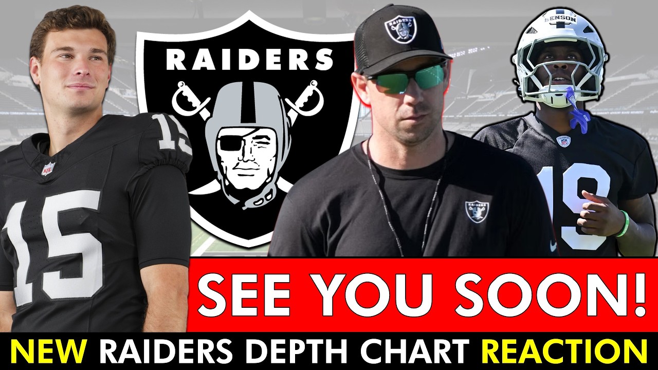 Fernando Mendoza See You Soon! NEW Raiders Depth Chart Reaction & Training Camp Practice News