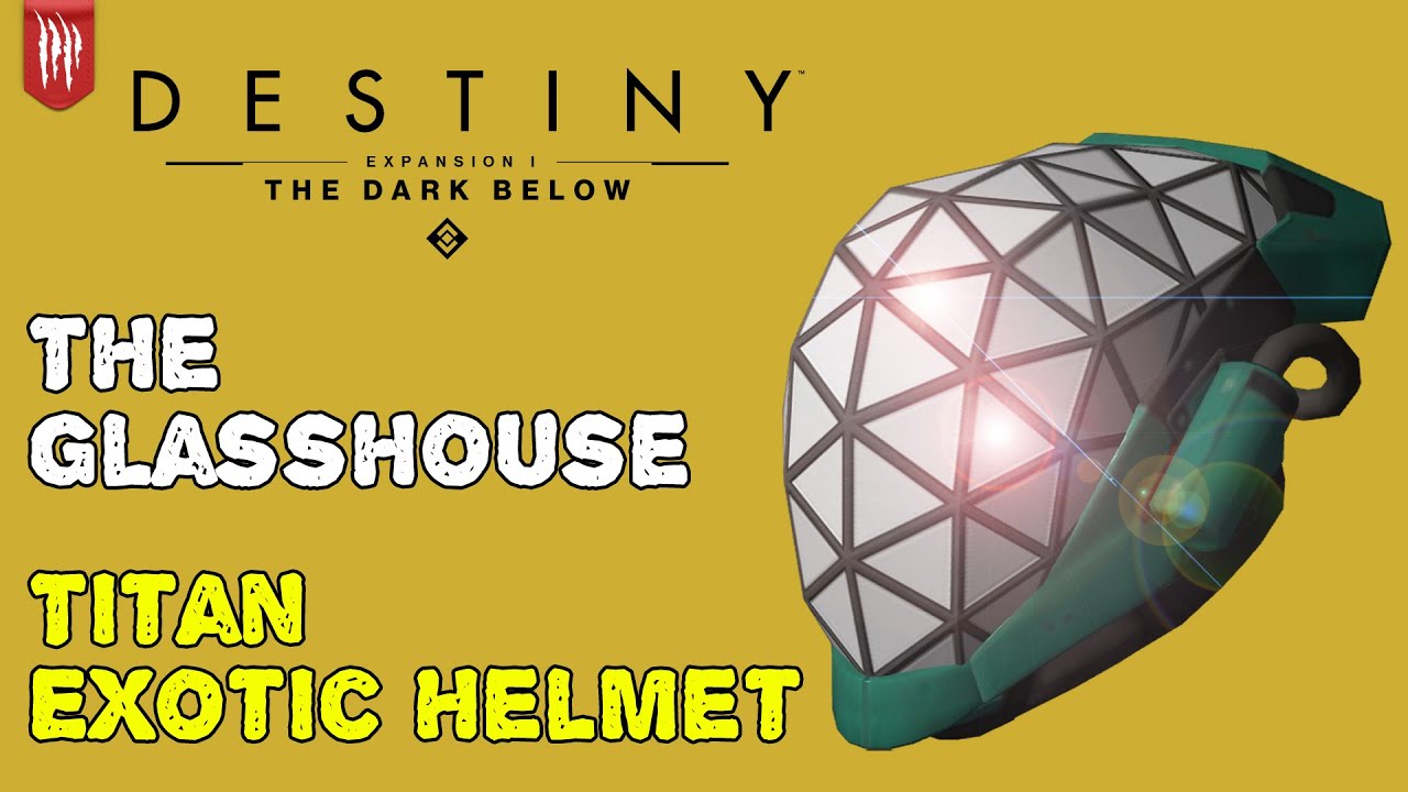 Destiny The Glasshouse Titan Exotic Helmet