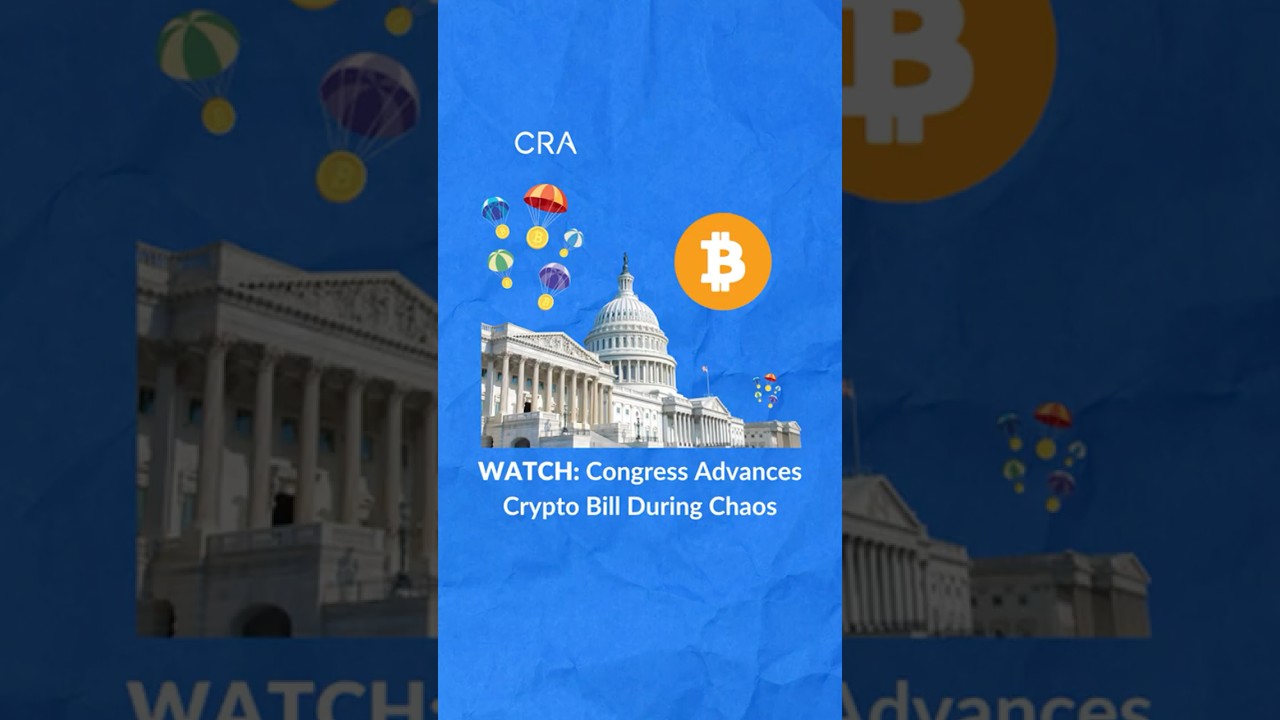 Watch: Congress Advances Crypto Bill During Chaos #crypto #cryptocurrency #cryptonews