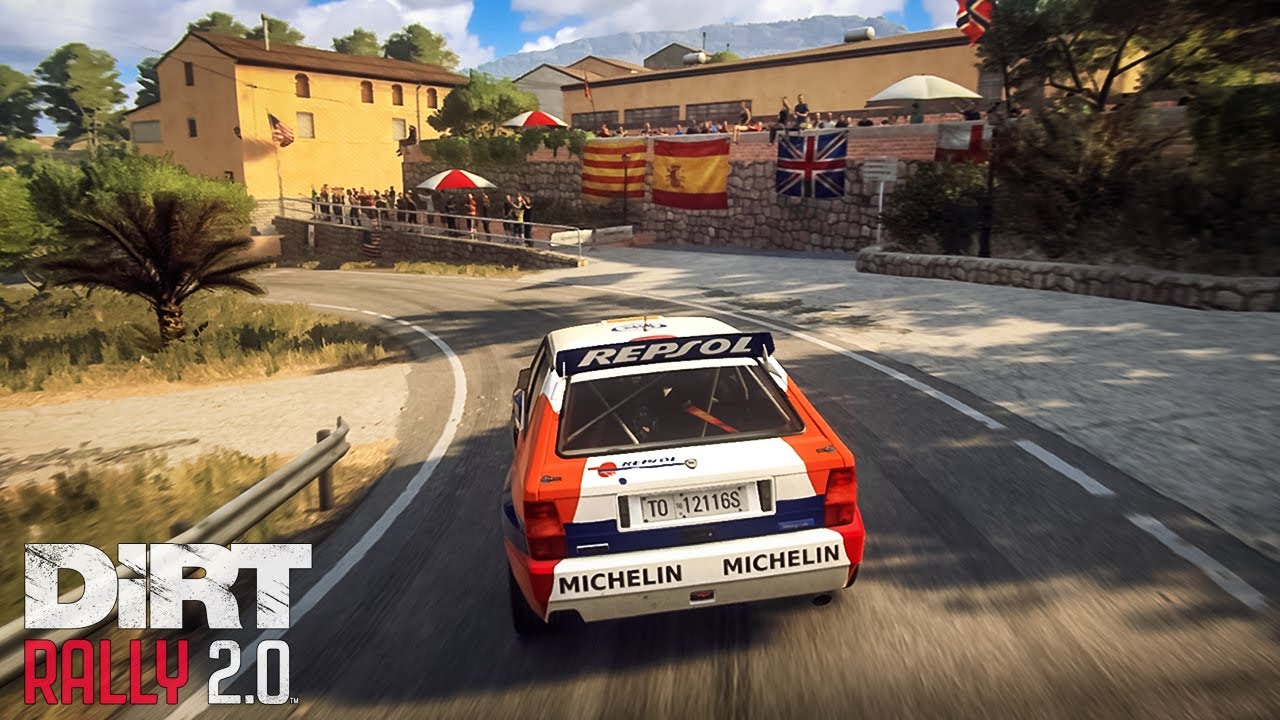 [Dirt Rally 2.0] Lancia Delta HF Integrale Gr. A Time Attack in Spain - OnBoard + Chase View