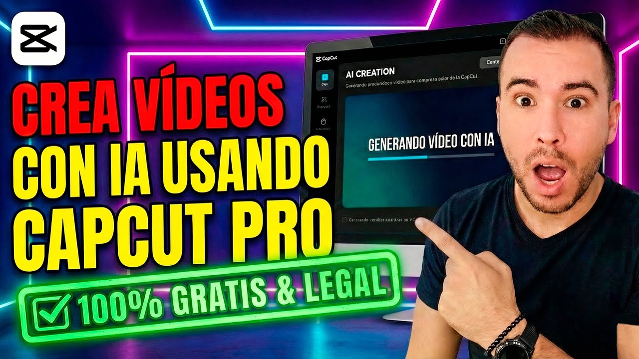 🔥 Crea Videos LARGOS con IA en CapCut PRO | GRATIS y LEGAL (Tutorial Completo)