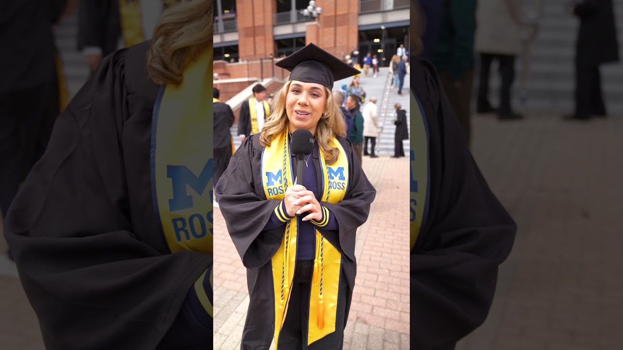2025 Spring Commencement Student Interviews #UofM #UMich #Michigan #Graduation #Interview