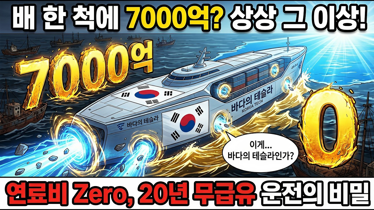 기름값 0원, 바다의 테슬라를 만든 나라 한국