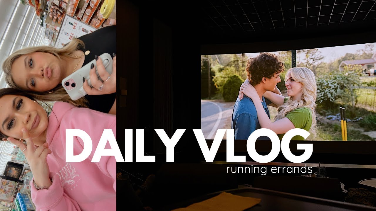 run errands with me! | coffee, shopping, friends, movie night