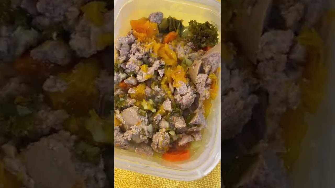 🐶🥬🍖RECETA EN OLLA ELECTRICA PARA PERROS x 4 Dias:Col rizada, Pavo, Romero, Curcuma... I Lorentix