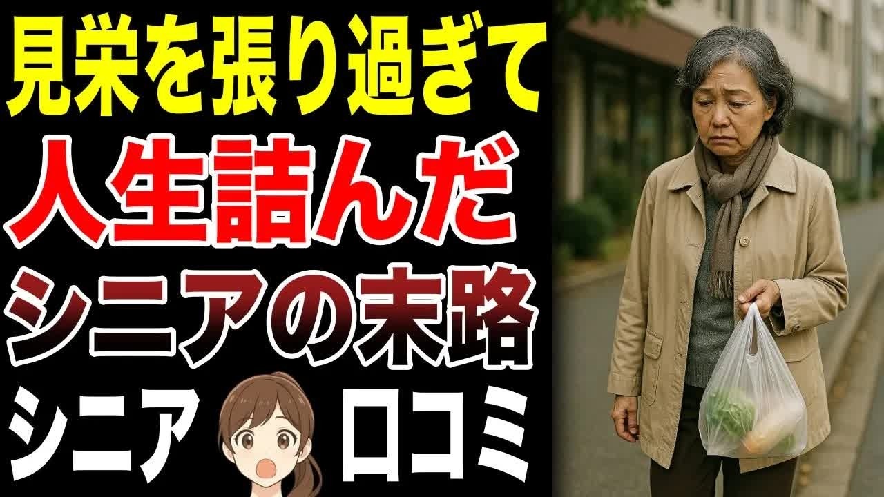 【老後の後悔】見栄を張り過ぎて後悔した高齢者の残酷な末路　口コミ30選紹介