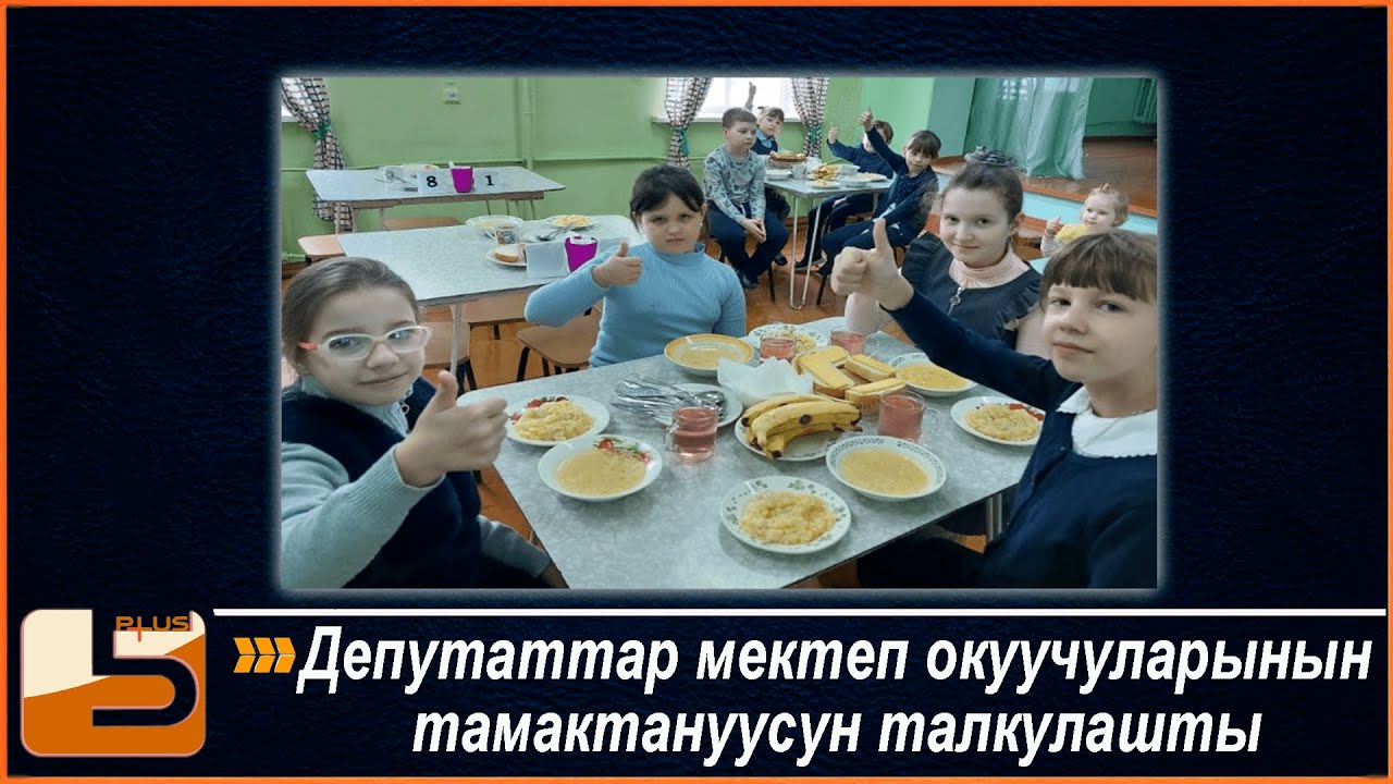Депутаттар мектеп окуучуларынын тамактануусун талкулашты