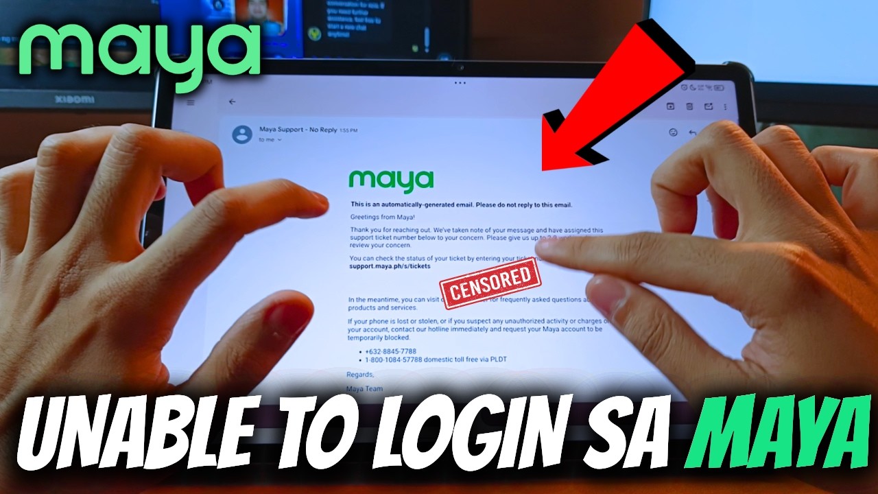 UNABLE TO LOGIN SA MAYA APP PART 2