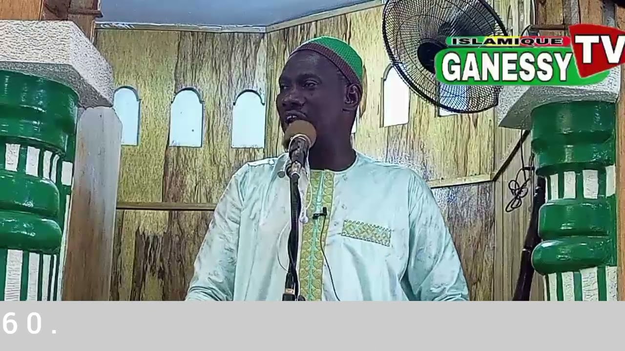 Bienvenue sur ganessy TV SERMON du vendredi PAR Cheick Imam Al fousseni Diawara